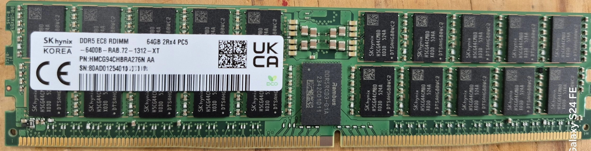 서버 DDR5 ECC 64GB / 128GB PC5-6400 - 안심되는 중고거래