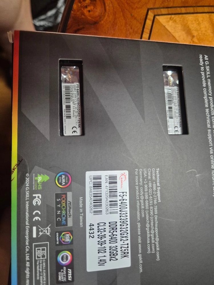 G.SKILL TRIDENT Z5 RGB 64gb 이미지