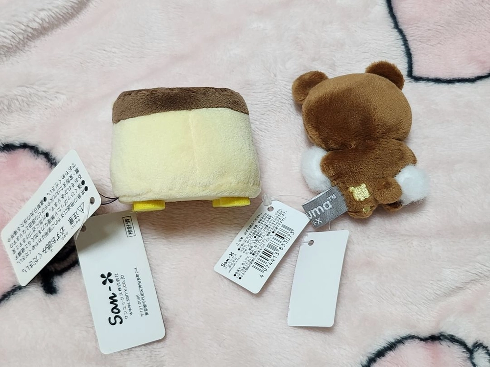 정품 솜터진 코구마 산엑스 리락쿠마 룸 푸딩 책상 테노리 인형 일괄 판매 이미지