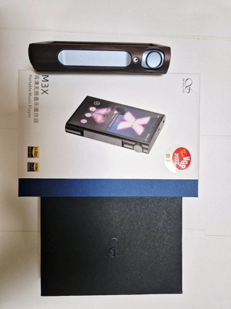 샨링 M3X DAP 플레이어 + 고급가죽케이스 풀박스 신품급 팝니다. 이미지