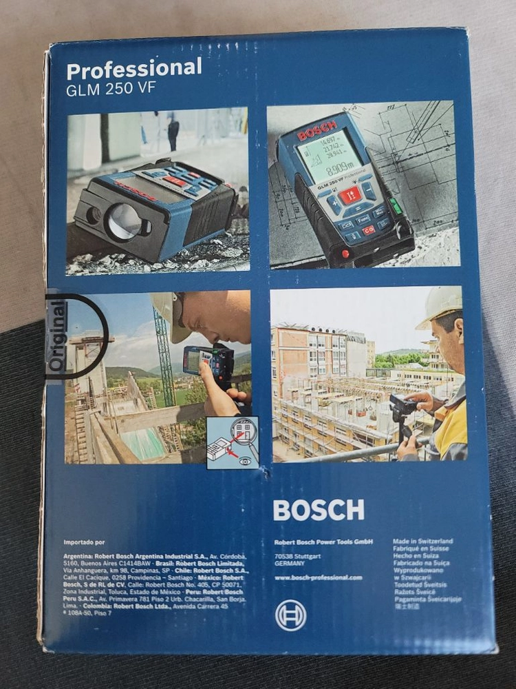 [미개봉/새상품] 보쉬(BOSCH) GLM 250 VF 전문가용 레이저 거리측정기 이미지