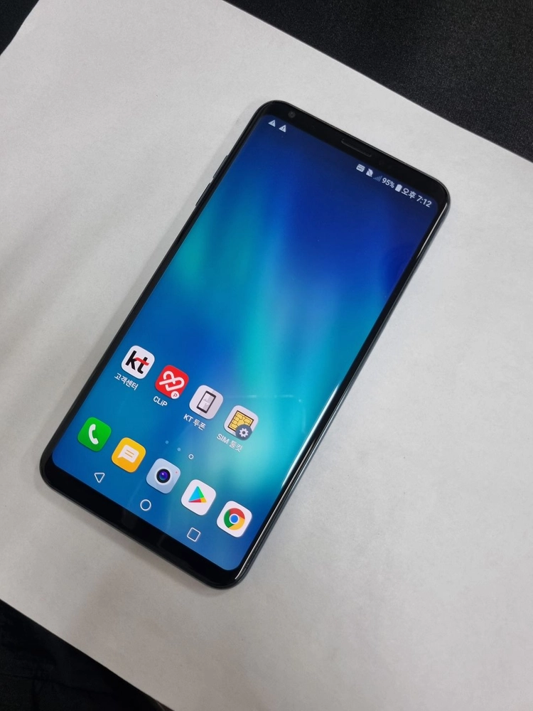.LG V30 64GB 블루 무잔상 KT 기능정상 중고폰 313266 이미지