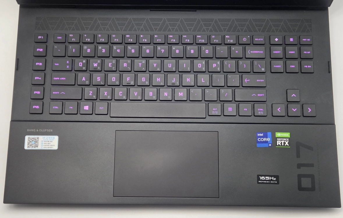 [최저가]HP 17인치 게이밍노트북 오멘(i9-11th/3080/램32GB/2TB/QHD) 이미지