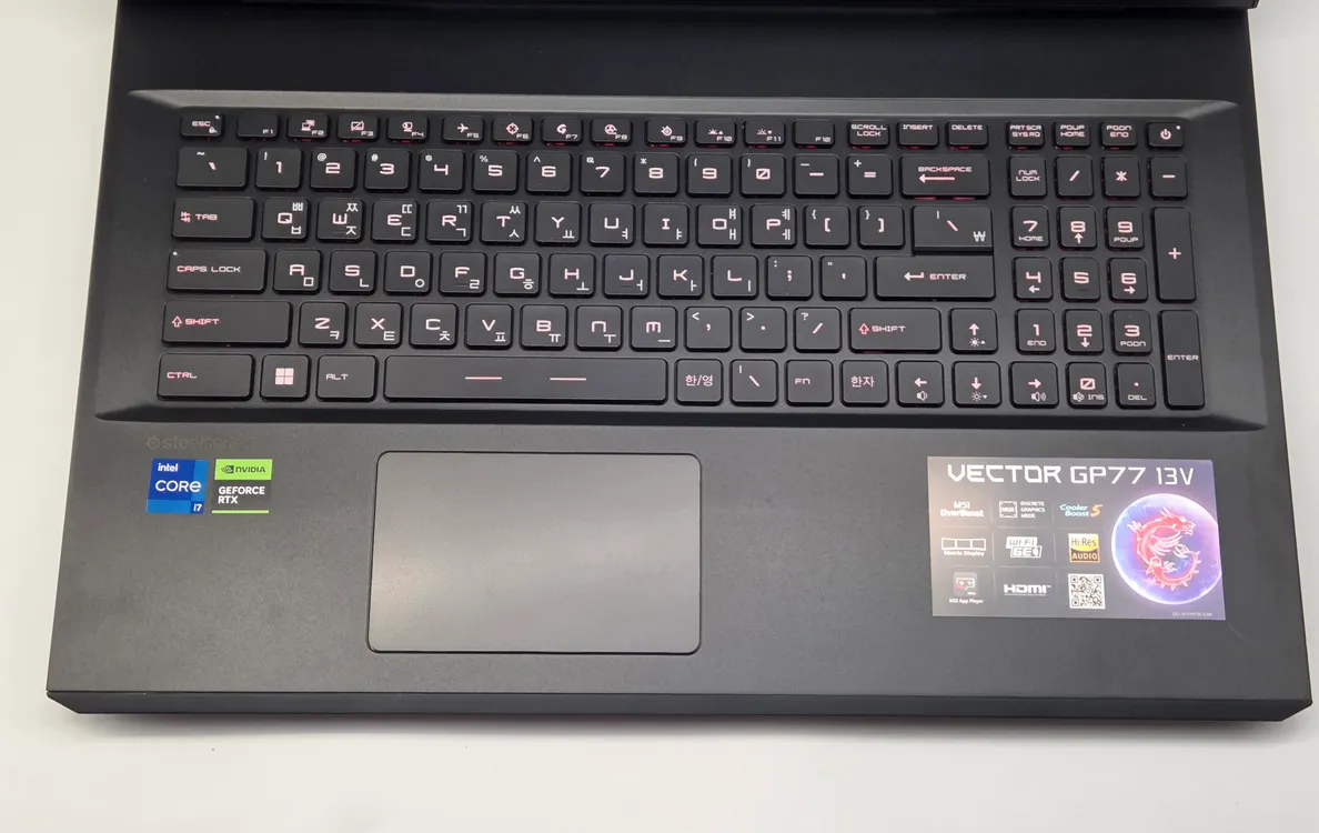 [최저가]MSI 17인치 게이밍노트북 벡터(i7-13th/4070/1TB/QHD/240Hz) 이미지
