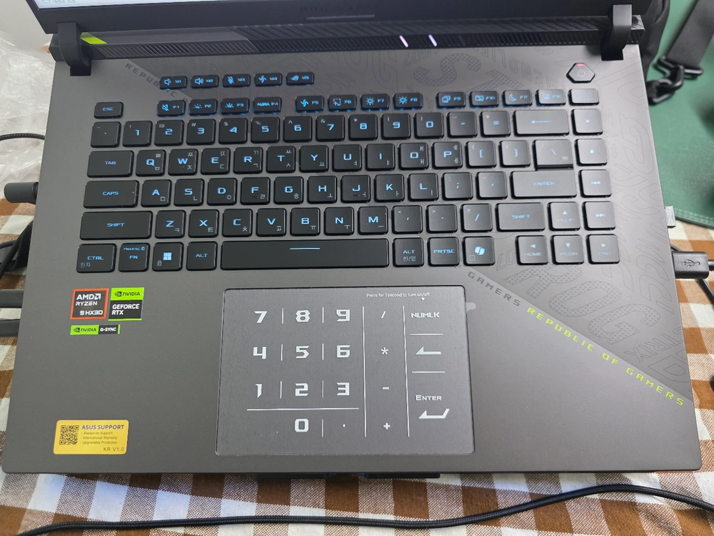 ASUS ROG 스트릭스 9955HX3D 5070TI 고사양 게이밍노트북 이미지