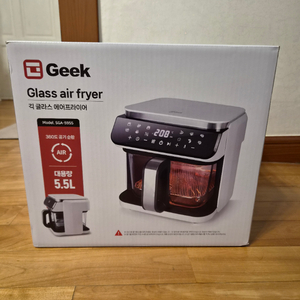 (Geek) 긱 글라스 에어프라이어 5.5L (새상품) 이미지