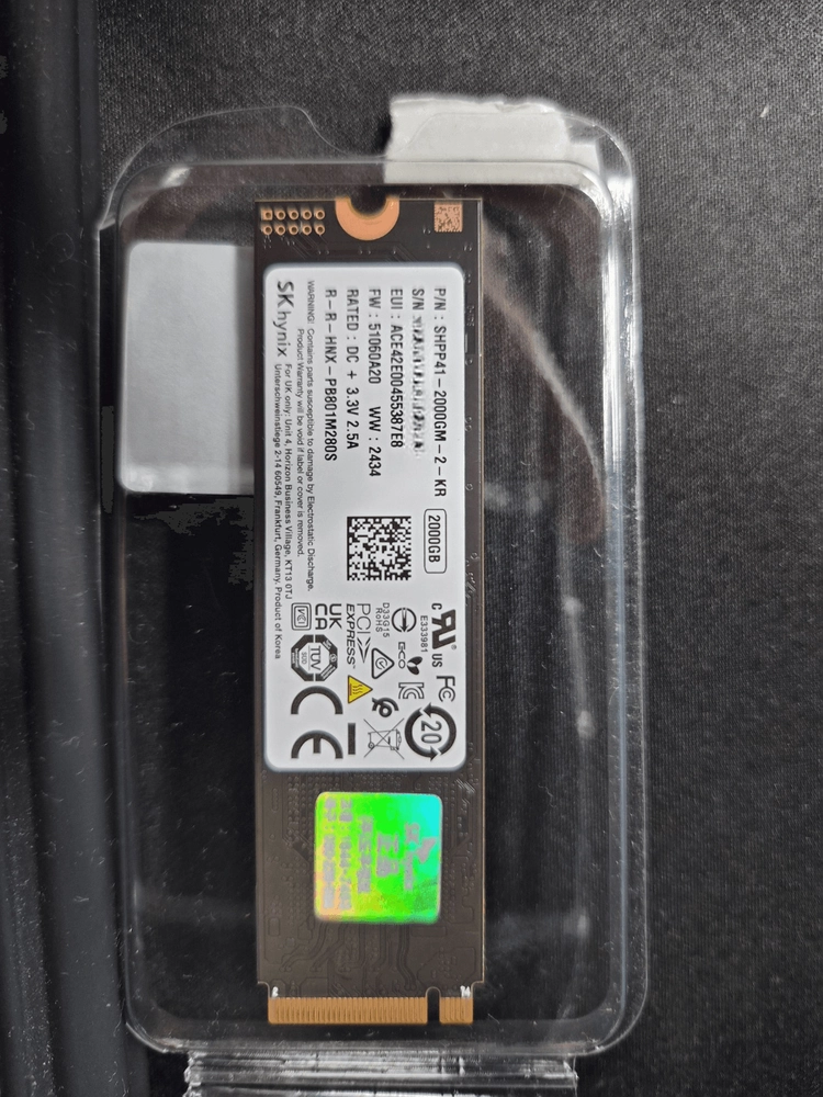 정품 SK하이닉스 P41 NVMe SSD 2TB 이미지