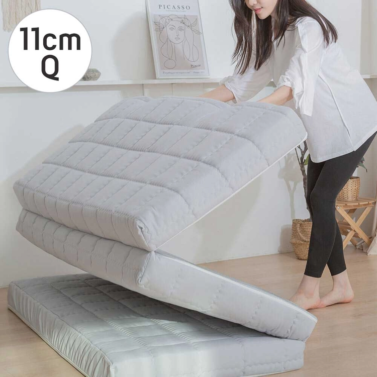 플래비안 밸런스케어 3단접이식 기능성토퍼 11cm Q사이즈 이미지