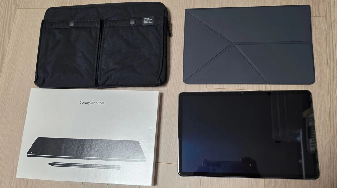 갤럭시탭s11 5g+wifi 256gb 필름+케이스+파우치 최근제품 새상품급 풀박스 S급 - 안심되는 중고거래