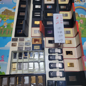 [정품] 듀퐁라이터 종류별 싸게팝니다 18k 금장 은장 팔라듐 백금 블랙 블루 쌍불 듀퐁 라이타 이미지
