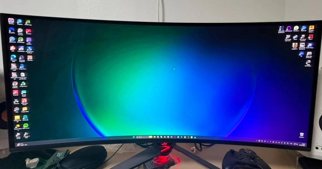 ASUS ROG Swift PG34WCDN OLED 360Hz 울트라와이드 모니터 풀박스 이미지