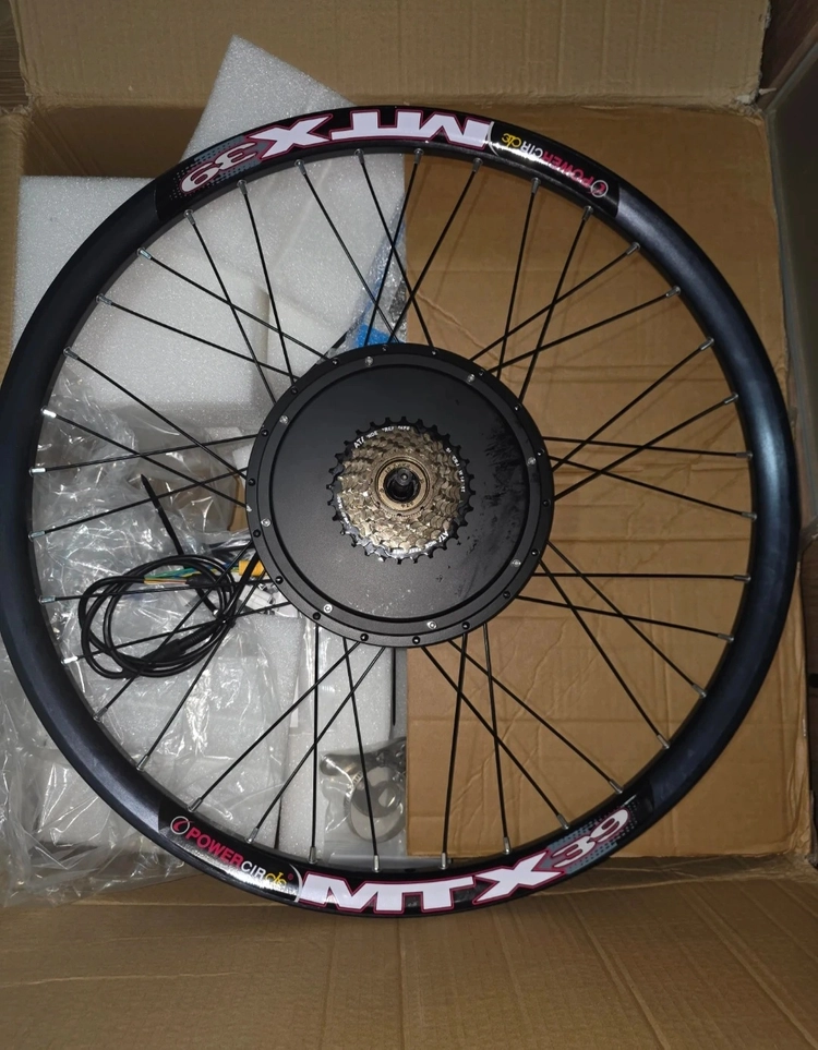 [미사용] 48V 1000W 전기자전거 모터휠 키트 + 48V 20Ah 배터리 일괄 이미지