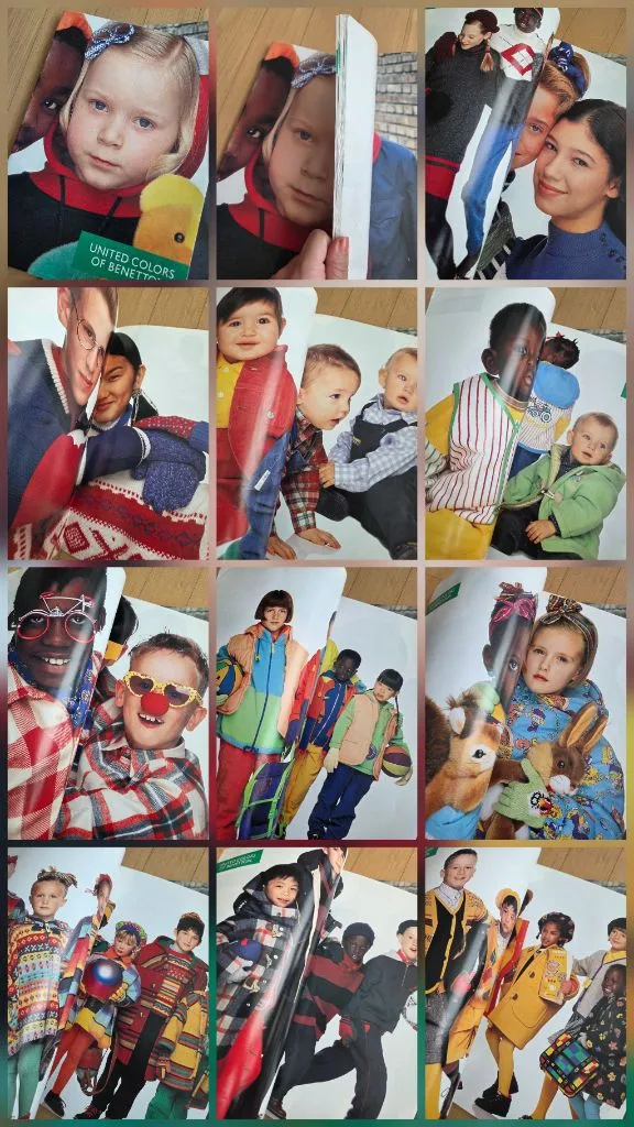 베네통 카다로그 benetton 카다로그 총3권 사진집 이미지