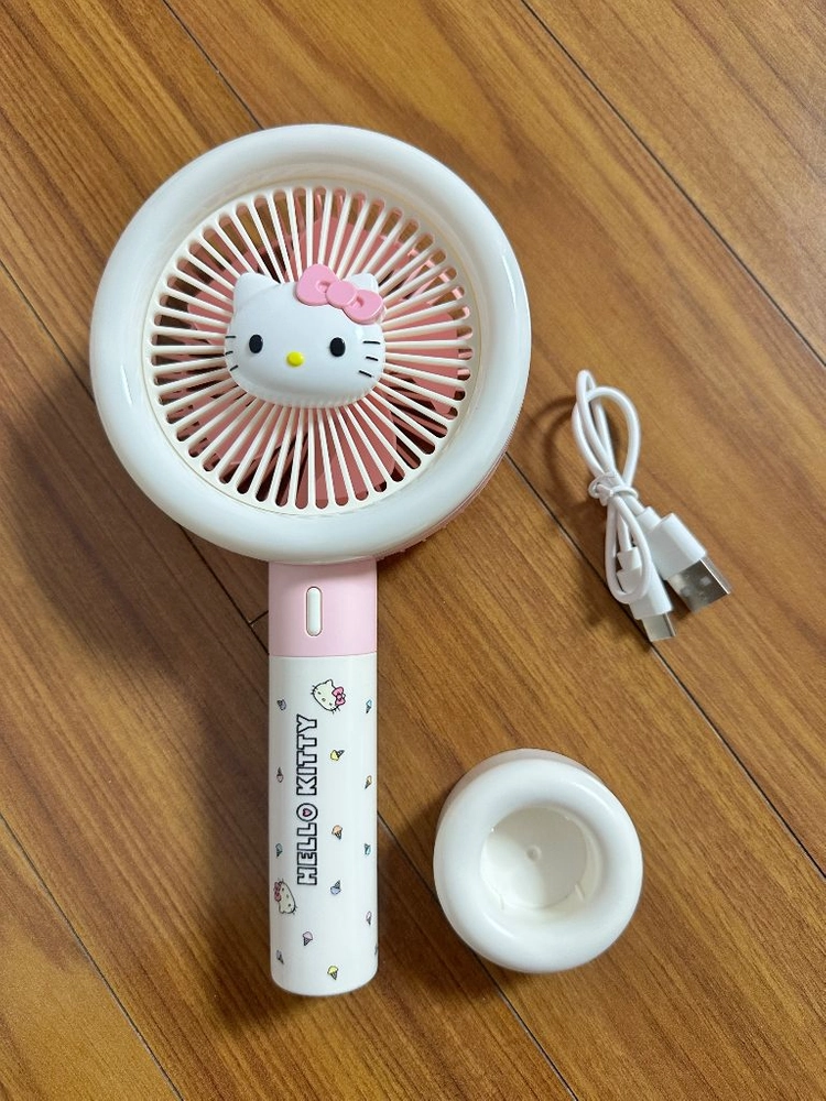 새상품캐릭터 무선 선풍기 세트 이미지