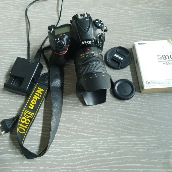 니콘 D810 DSLR 카메라 + 24-120mm 렌즈 세트 - 안심되는 중고거래