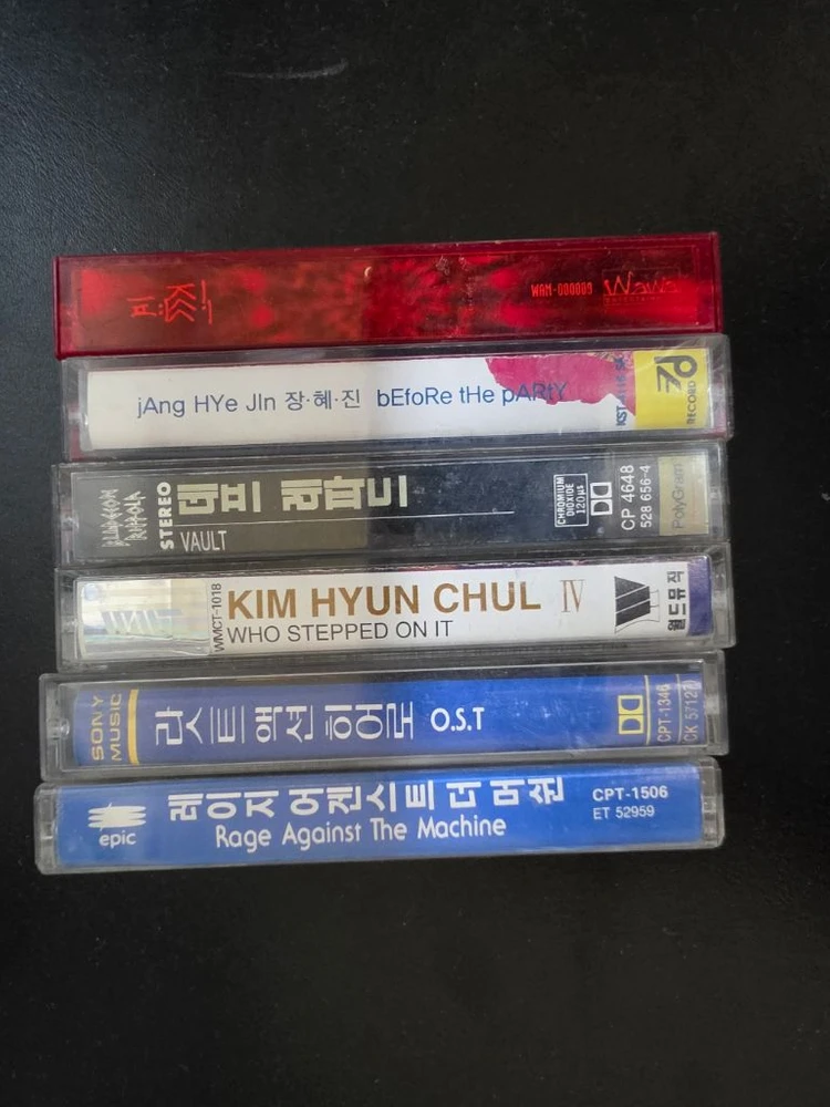 카세트테잎 일괄 이미지