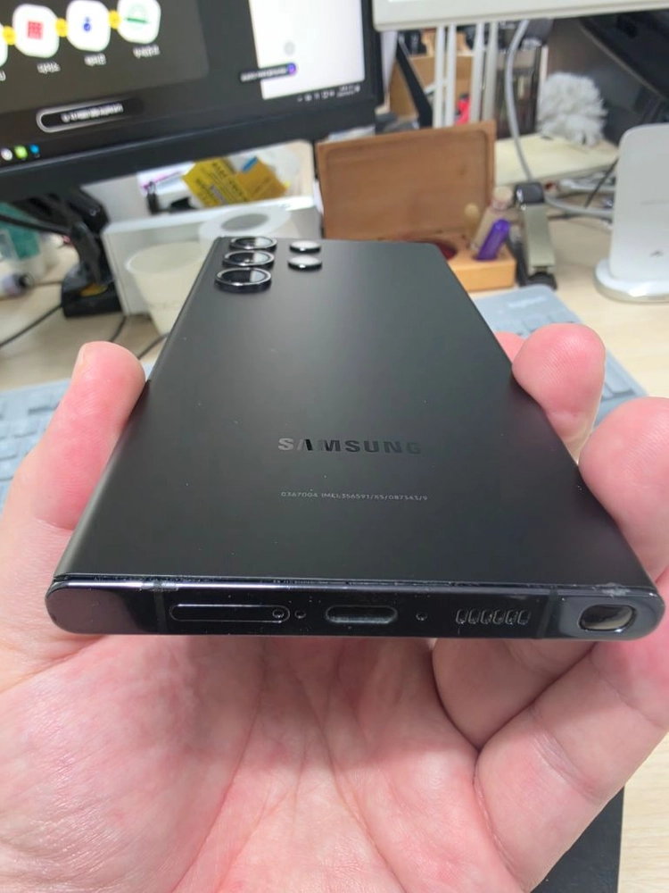 갤럭시 S23 Ultra 블랙 512기가 판매합니다 이미지