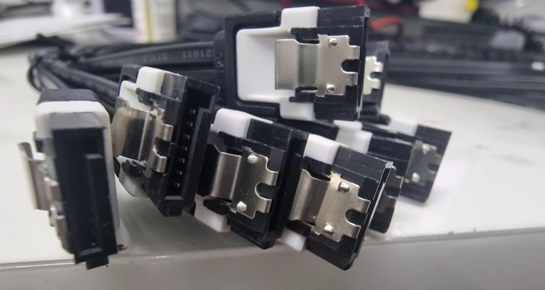 SATA3 데이터 케이블 9개 일괄 판매(미사용) 이미지