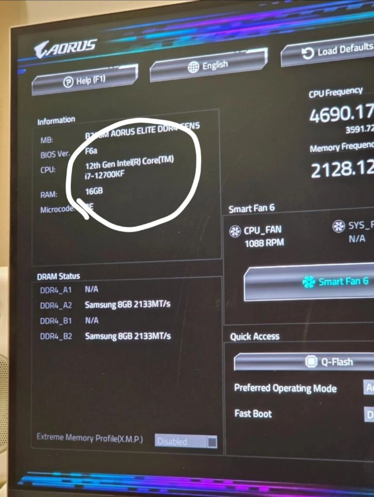 i7-12700KF 판매합니다 이미지
