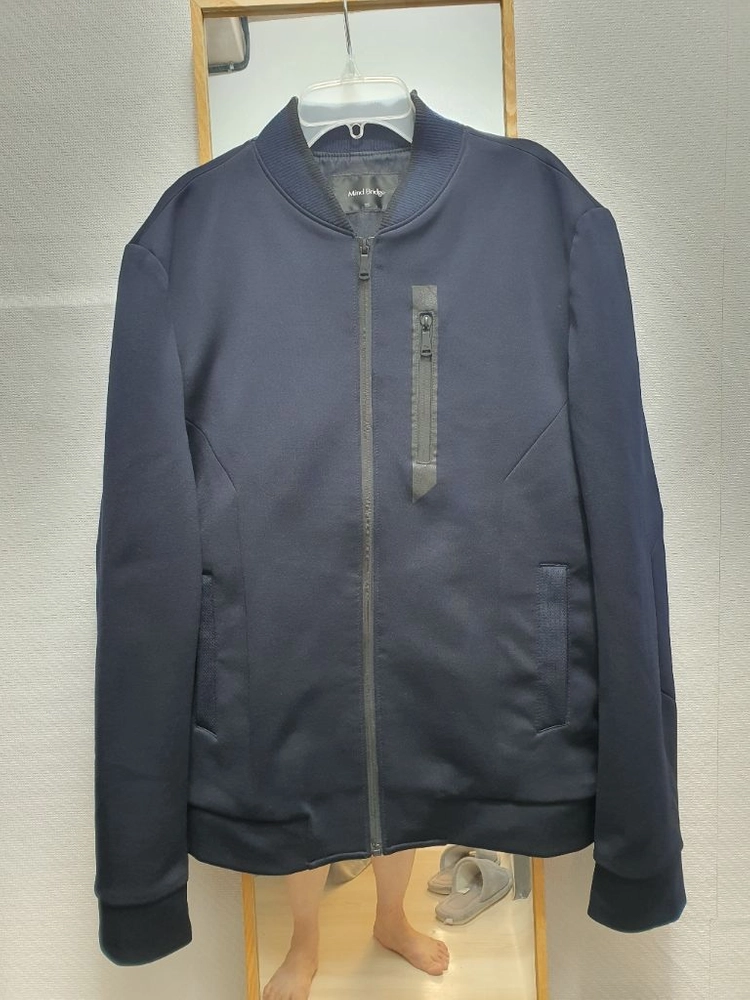 마인드브릿지 남성 스판 집업 자켓 네이비 (105 / L~XL) 이미지