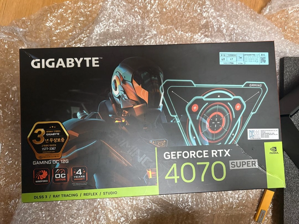 GIGABYTE rtx4070super gaming oc 12Gb 이미지