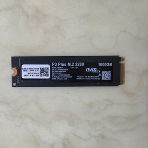 마이크론 Crucial P3 Plus NVMe M.2 SSD 1TB 이미지