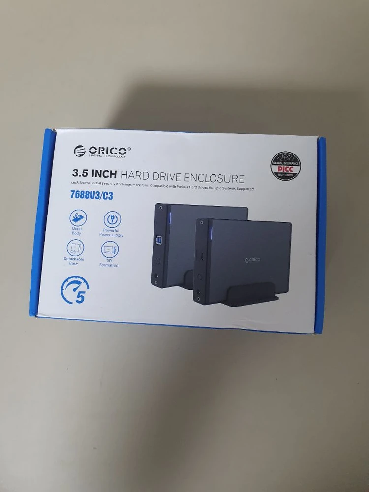오리코 ORICO 3.5인치 HDD/SSD USB 3.0 SATA 외장 하드디스크 케이스 새제품 - 안심되는 중고거래