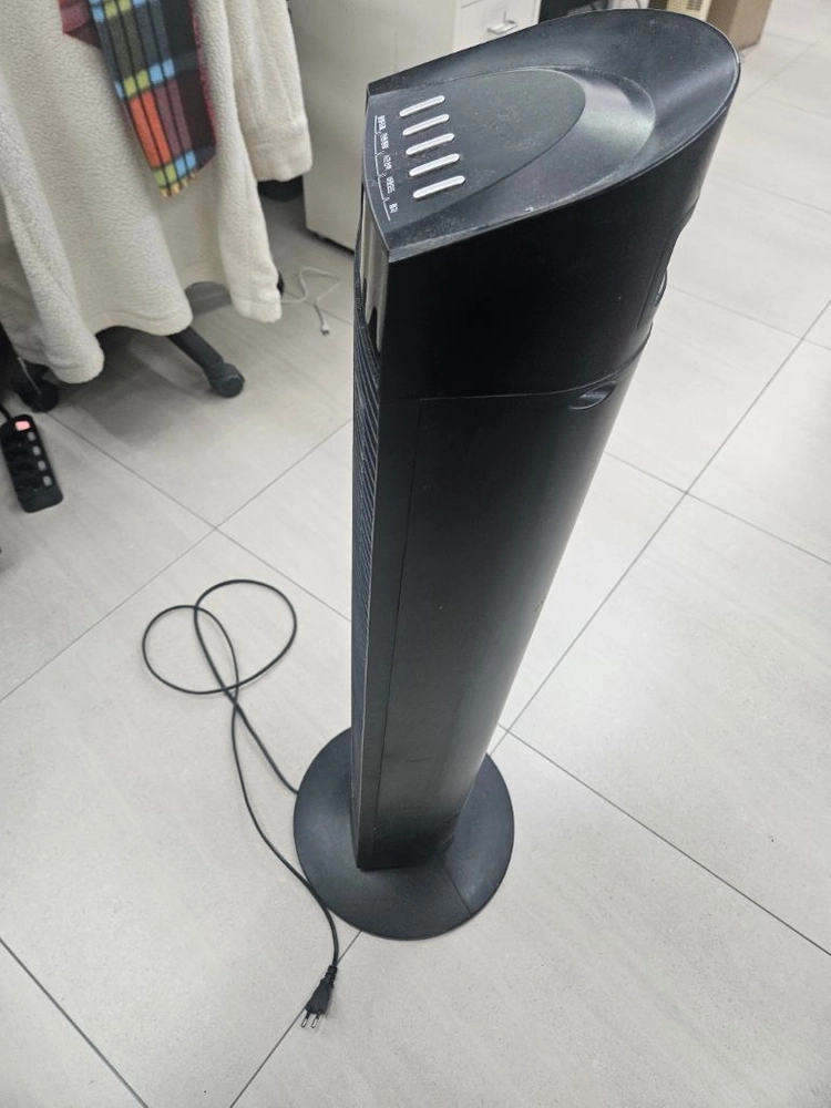 [ 신일 ]러빙홈 타워팬 선풍기 FL384R 블랙 이미지