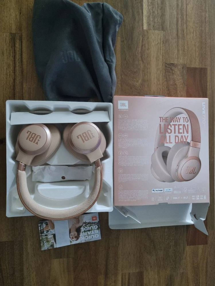 jbl live 770 nc 헤드폰 팝니다. 이미지