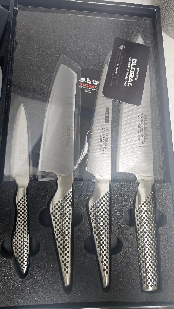 글로벌나이프 식칼 4개 세트 미사용 이미지