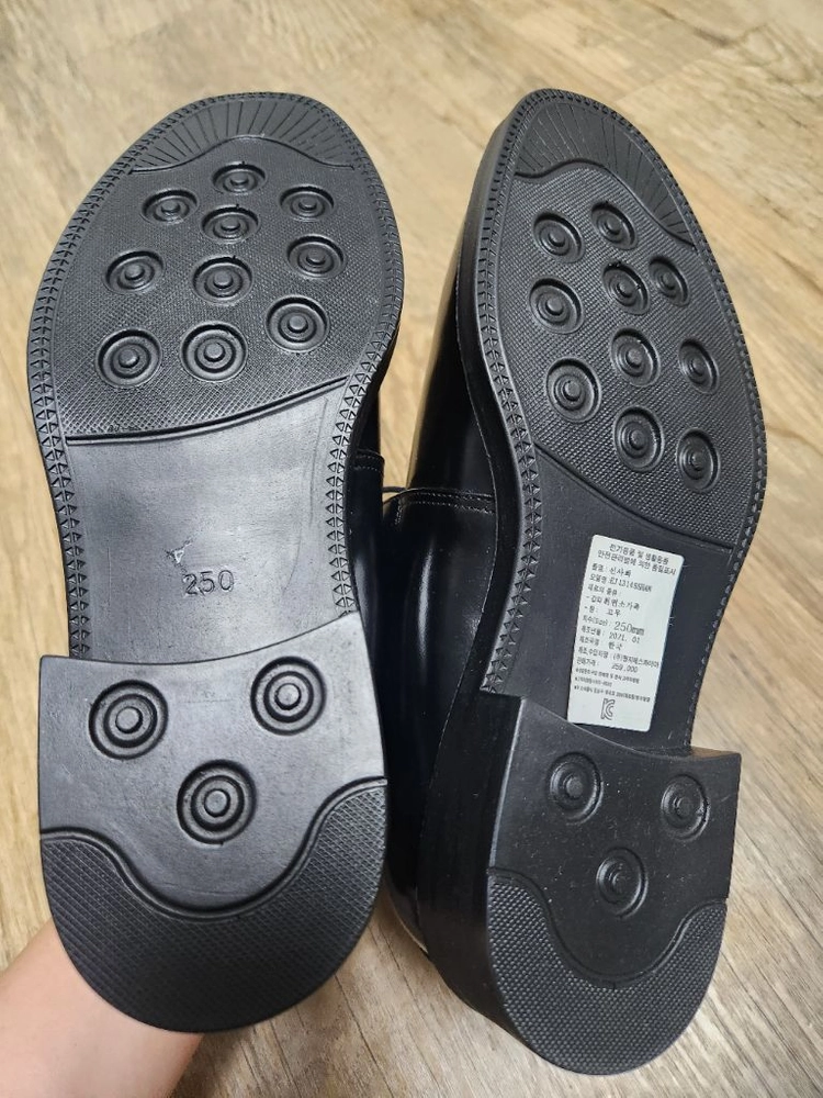 새것)에스콰이아 남성 첼시 부츠 블랙 구두 250E 이미지