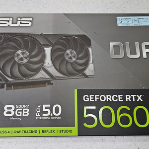 민트급, ASUS DUAL 지포스 RTX 5060 Ti OC D7 8GB 인텍앤컴퍼니 판매합니다. 이미지