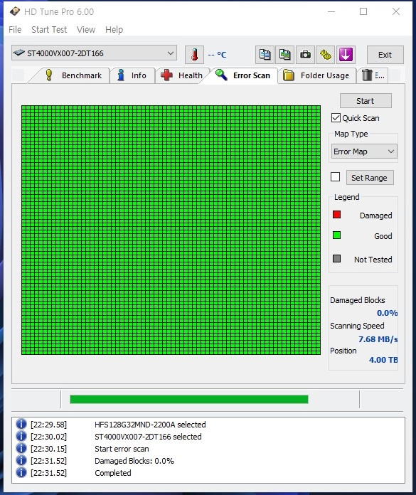 씨게이트 SkyHawk 4TB 3.5인치 하드디스크 (배트섹터 X, 로우레벨 포멧 O) 이미지