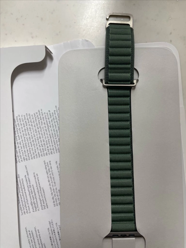 애플워치 울트라 그린 알파인루프 49mm S SSS급 이미지