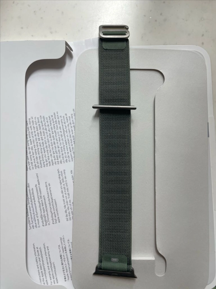 애플워치 울트라 그린 알파인루프 49mm S SSS급 이미지