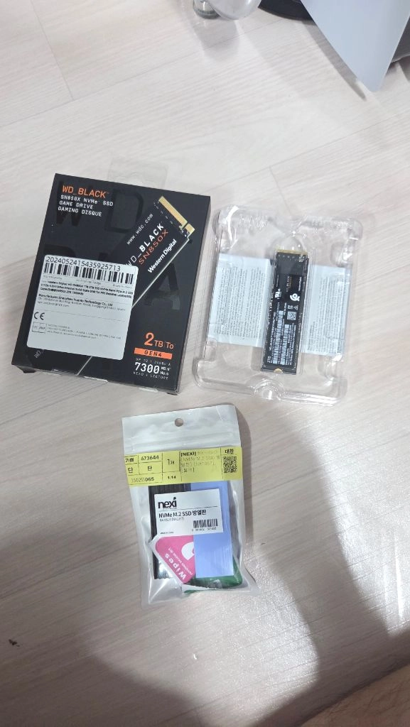 wd sn850x 2tb 플스5 호환 이미지