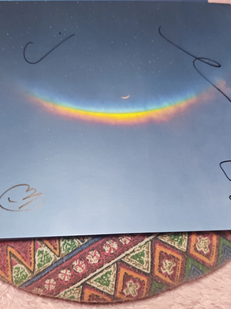 콜드플레이 친필사인 Moon Music LP 이미지
