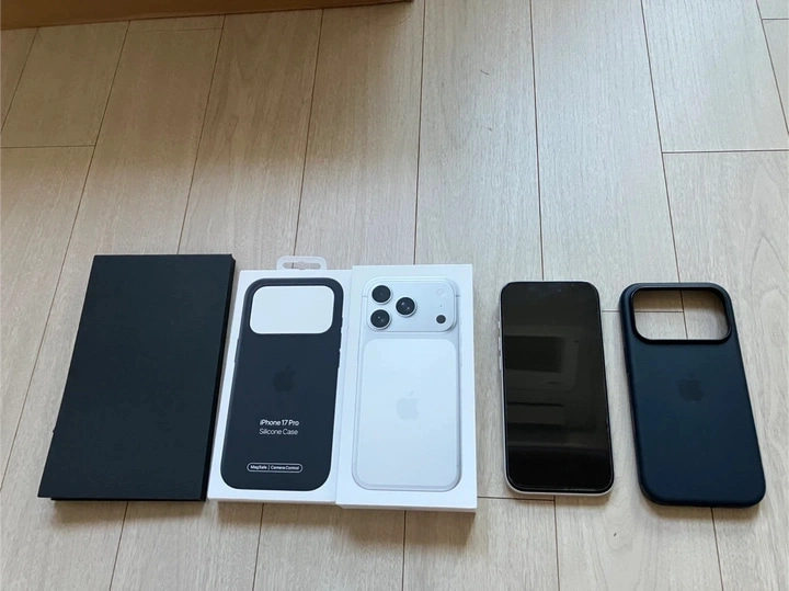 아이폰 17 프로 실버 512GB 자급제 공기계 초 S급 제품. 이미지