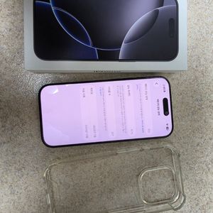 아이폰 16프로 256GB 블랙 이미지