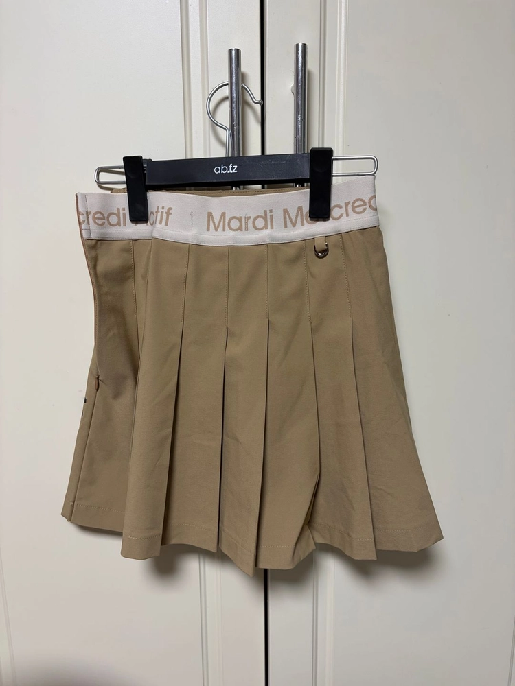 마르디 메크르디 악티프 플리츠 미니스커트 S 이미지
