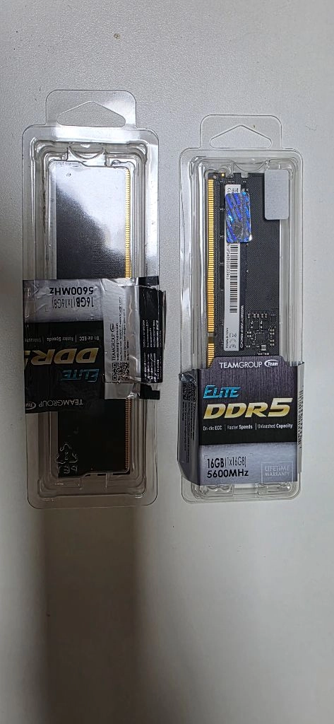 TeamGroup DDR5-5600 CL46 Elite 패키지 (32GB(16Gx2)) - 안심되는 중고거래