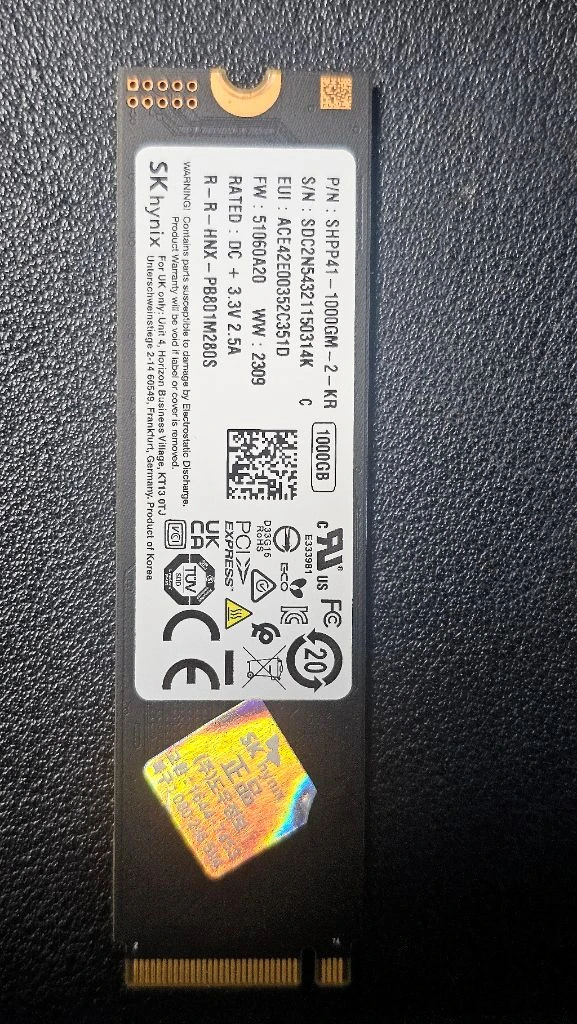 SK하이닉스 Platinum P41 NVMe M.2 SSD 1TB 이미지
