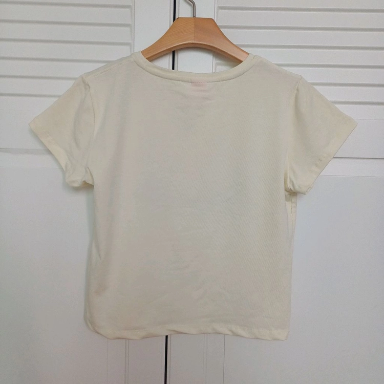 [미착용] 랭앤루 라이크 바니 티셔츠LIKE BUNNY T-Shirts_LIGHT YELLOW 이미지