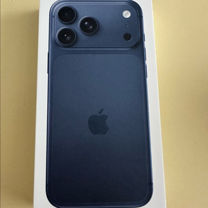 아이폰 17 프로 맥스 256GB 딥블루 미개봉 자급제 팜 이미지