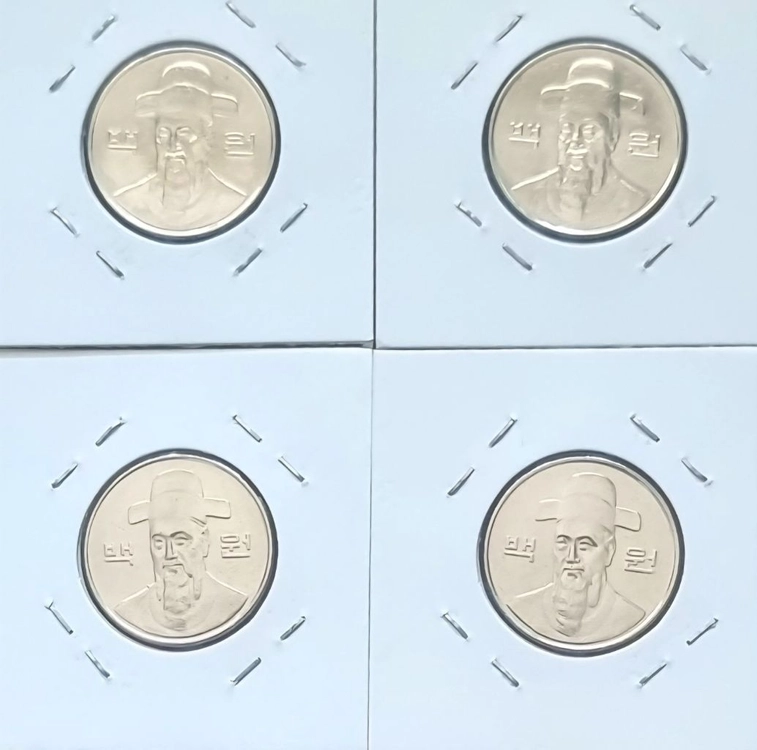 1998년100원 동전4개를 일괄판매합니다 이미지