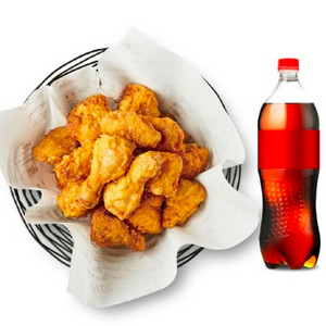 교촌치킨 허니한마리+콜라 (허니오리지널+콜라) 이미지