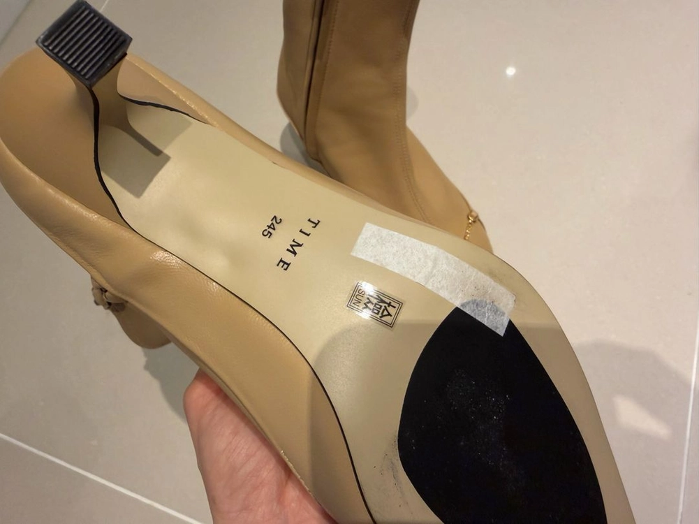 한섬 타임 앵클부츠 새상품 이미지