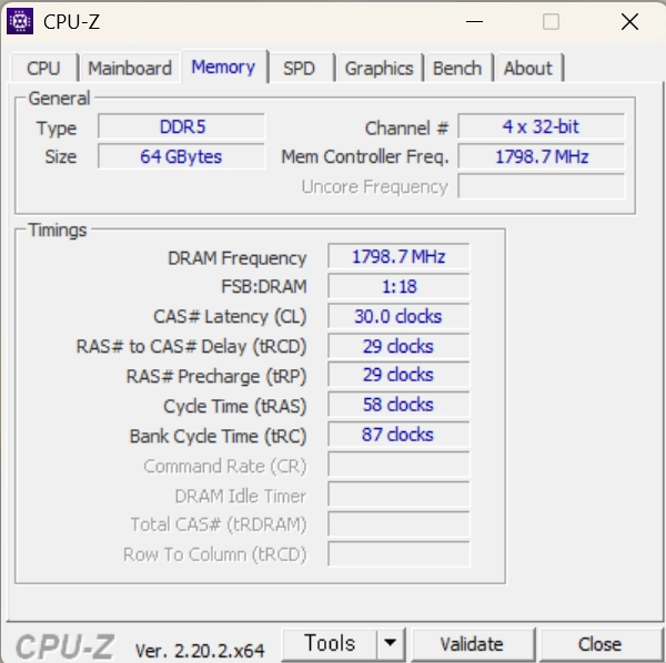 개인 사용하던 삼성 DDR5 5600 16GB 메모리 4개 총 64GB 팝니다. 이미지