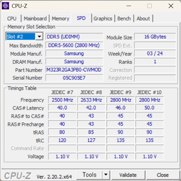 개인 사용하던 삼성 DDR5 5600 16GB 메모리 4개 총 64GB 팝니다. 이미지