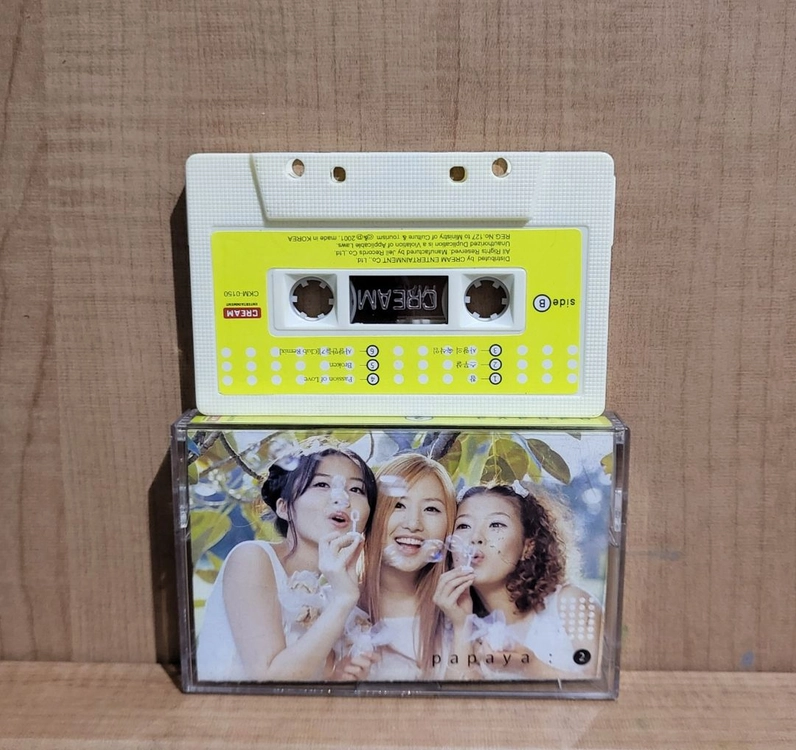 파파야(Papaya) 2집 카세트 테이프 이미지